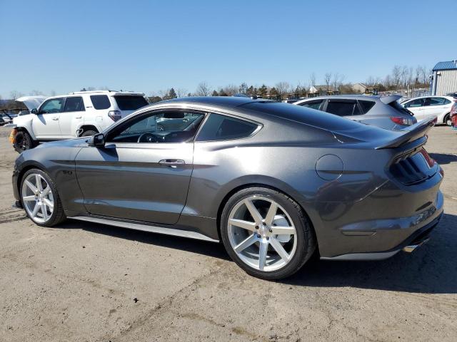 1FA6P8CF7J5119937 - 2018 FORD MUSTANG GT GRAY photo 2