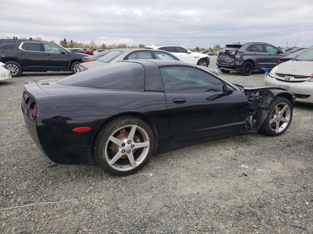 1G1YY22G715107349 - 2001 CHEVROLET CORVETTE BLACK photo 3