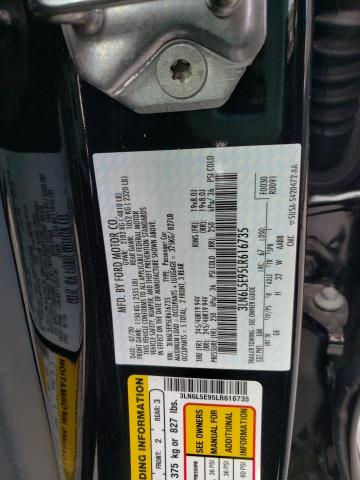 3LN6L5E95LR616735 - 2020 LINCOLN MKZ RESERVE შავი ფოტო 13