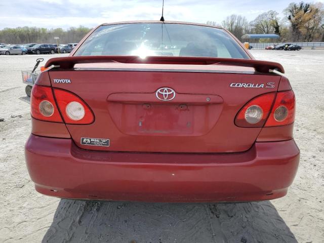 1NXBR32E15Z418510 - 2005 TOYOTA COROLLA CE BURGUNDY photo 6