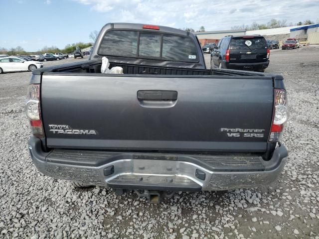 5TFTU4GN3CX016764 - 2012 TOYOTA TACOMA PRERUNNER ACCESS CAB GRAY photo 6