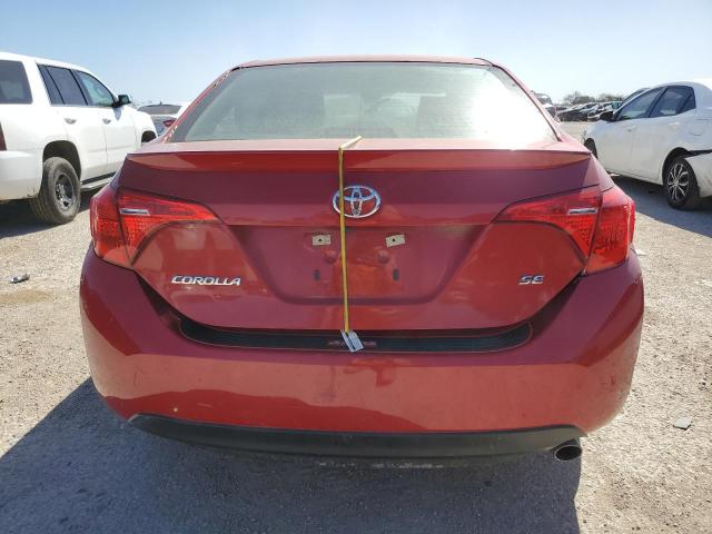 5YFBURHEXJP766911 - 2018 TOYOTA COROLLA L RED photo 6