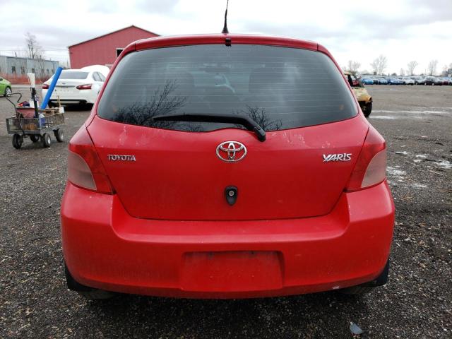 JTDJT923175053729 - 2007 TOYOTA YARIS RED photo 6