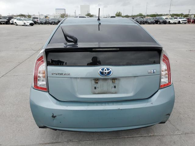 JTDKN3DU1C5488343 - 2012 TOYOTA PRIUS BLUE photo 6