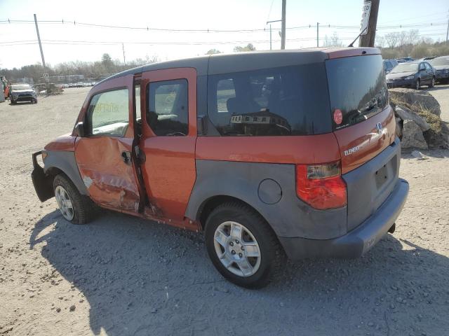 5J6YH28315L017170 - 2005 HONDA ELEMENT LX ORANGE photo 2