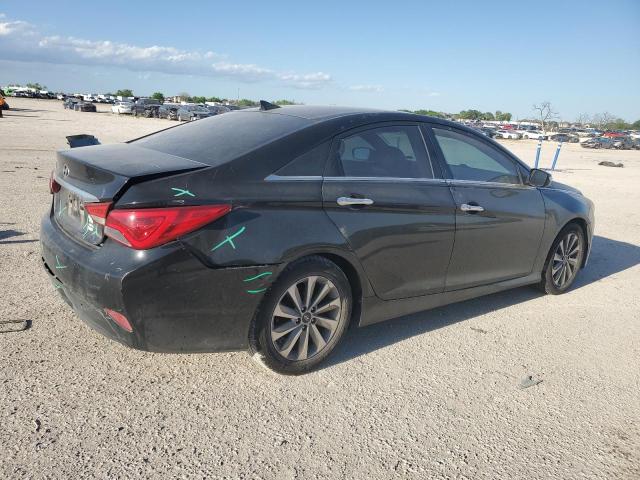 5NPEC4AC4EH851628 - 2014 HYUNDAI SONATA SE BLACK photo 3