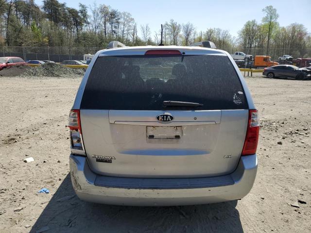 KNDMB233896314714 - 2009 KIA SEDONA EX SILVER photo 6