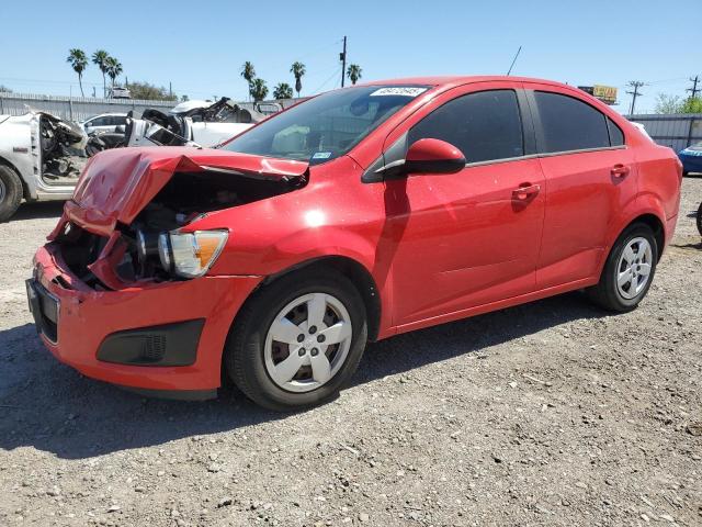 1G1JA5SH4F4135736 - 2015 CHEVROLET SONIC LS 红色 照片 1