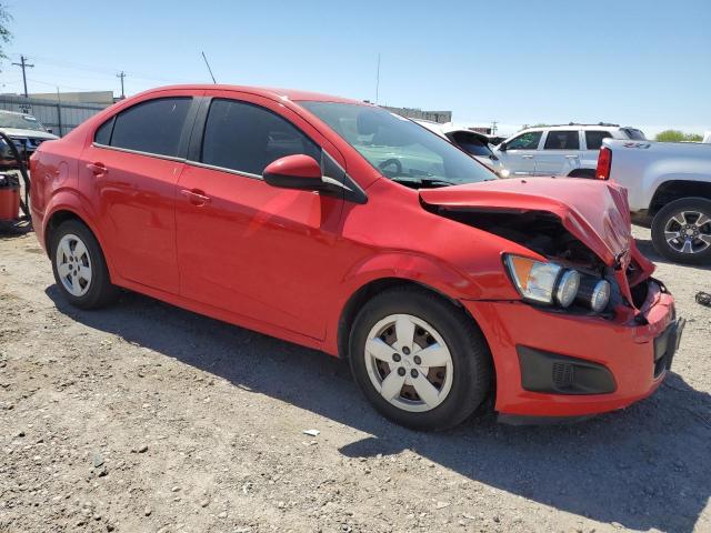 1G1JA5SH4F4135736 - 2015 CHEVROLET SONIC LS 红色 照片 4