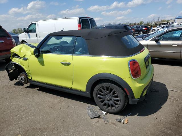 WMW23DL08N3N55395 - 2022 MINI COOPER GREEN photo 2