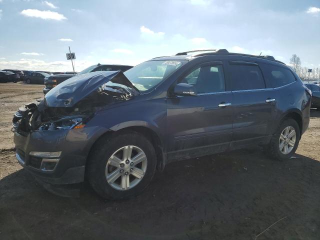 1GNKRJKD1DJ235552 - 2013 CHEVROLET TRAVERSE LT BLUE photo 1