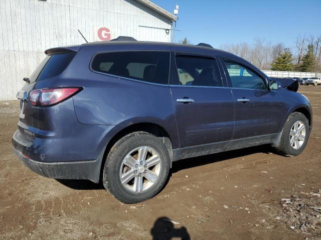 1GNKRJKD1DJ235552 - 2013 CHEVROLET TRAVERSE LT BLUE photo 3