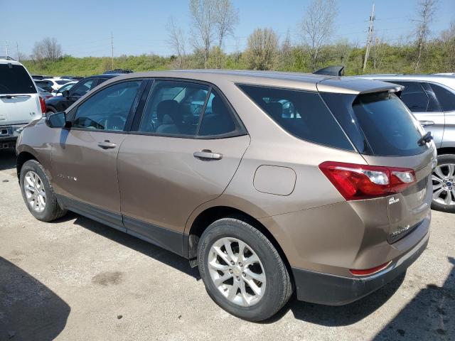 2GNAXREV0J6160128 - 2018 CHEVROLET EQUINOX LS TAN photo 2