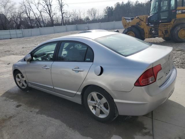 2HGFA16838H306113 - 2008 HONDA CIVIC EX SILVER photo 2