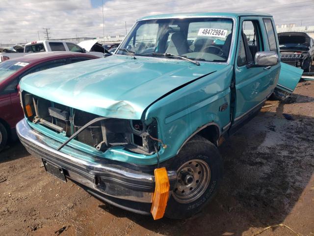 1FTEX14N1SKB73207 - 1995 FORD F150 TURQUOISE photo 1