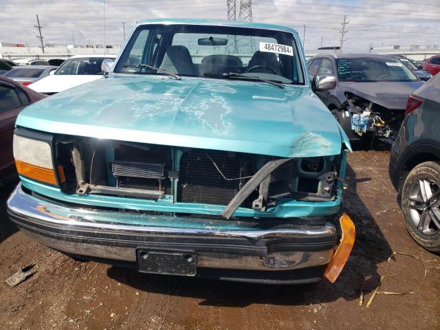 1FTEX14N1SKB73207 - 1995 FORD F150 TURQUOISE photo 5