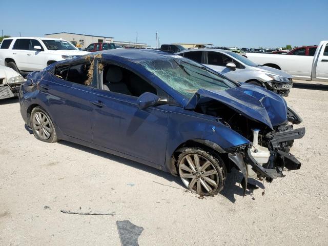 5NPDH4AE1FH577255 - 2015 HYUNDAI ELANTRA SE BLUE photo 4