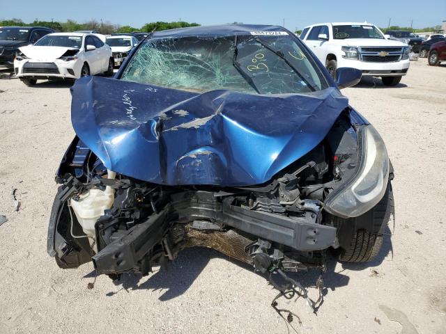 5NPDH4AE1FH577255 - 2015 HYUNDAI ELANTRA SE BLUE photo 5