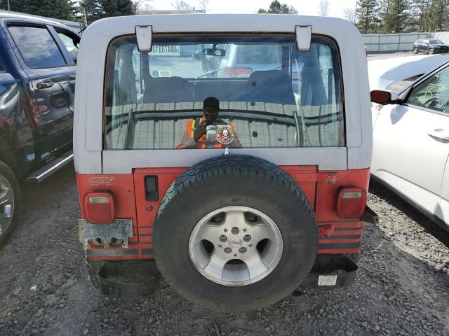 2J4FY39T8KJ155558 - 1989 JEEP WRANGLER / ISLANDER RED photo 6