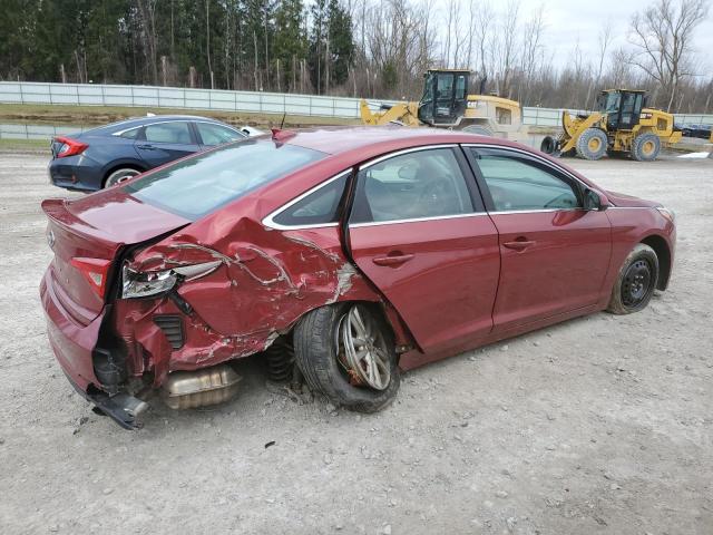 5NPE24AF1GH294080 - 2016 HYUNDAI SONATA SE RED photo 3