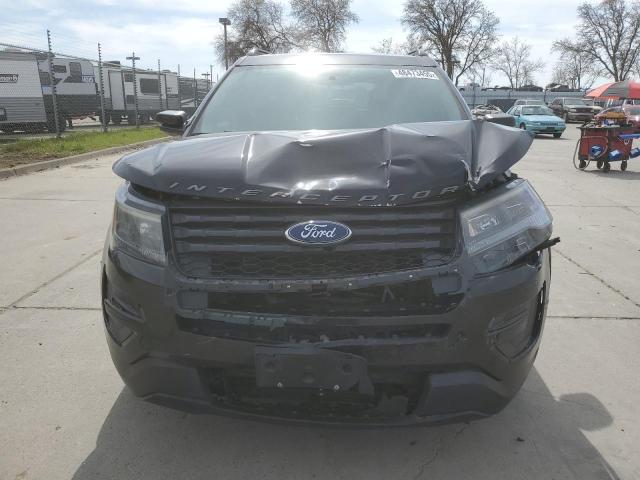 1FM5K8AT2HGD07384 - 2017 FORD EXPLORER POLICE INTERCEPTOR 黑色 照片 5