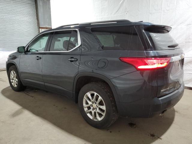 1GNEVMKW7MJ163459 - 2021 CHEVROLET TRAVERSE LT BLACK photo 2