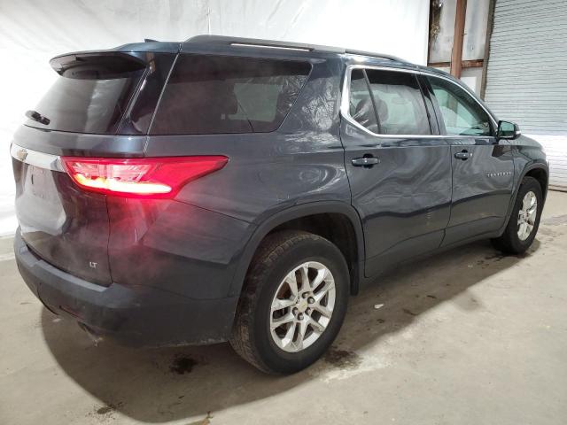 1GNEVMKW7MJ163459 - 2021 CHEVROLET TRAVERSE LT BLACK photo 3