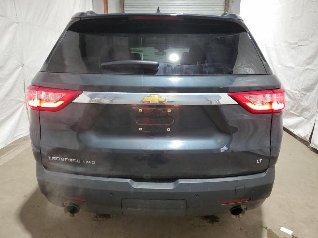 1GNEVMKW7MJ163459 - 2021 CHEVROLET TRAVERSE LT BLACK photo 6