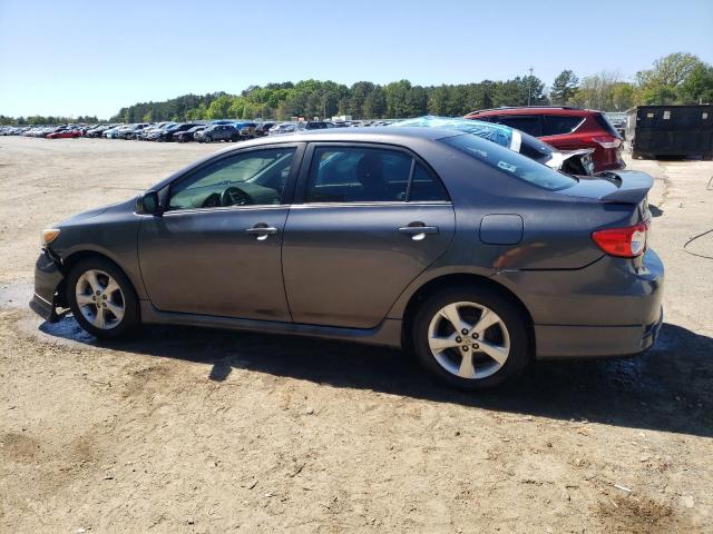 5YFBU4EE3CP057716 - 2012 TOYOTA COROLLA BASE GRAY photo 2