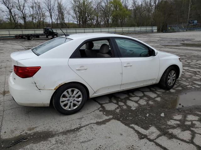 KNAFU4A27A5808823 - 2010 KIA FORTE EX WHITE photo 3