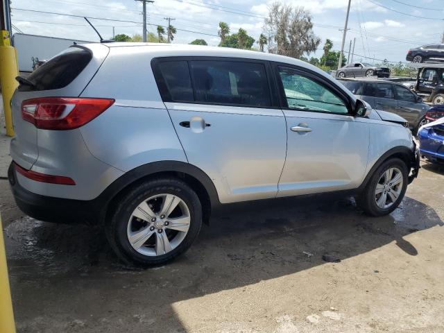 KNDPB3A20D7512719 - 2013 KIA SPORTAGE BASE SILVER photo 3