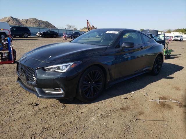 JN1EV7EL8JM392080 - 2018 INFINITI Q60 LUXE 300 BLACK photo 1