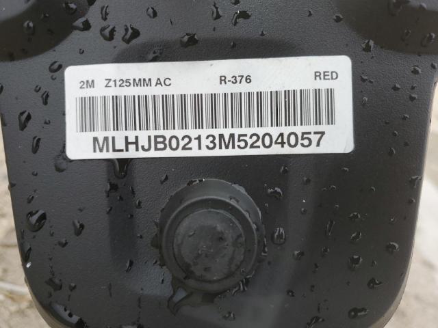 MLHJB0213M5204057 - 2021 HONDA Z125 M RED photo 10