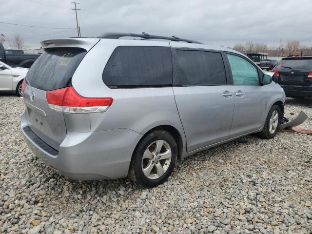 5TDKK3DC5CS185754 - 2012 TOYOTA SIENNA LE SILVER photo 3