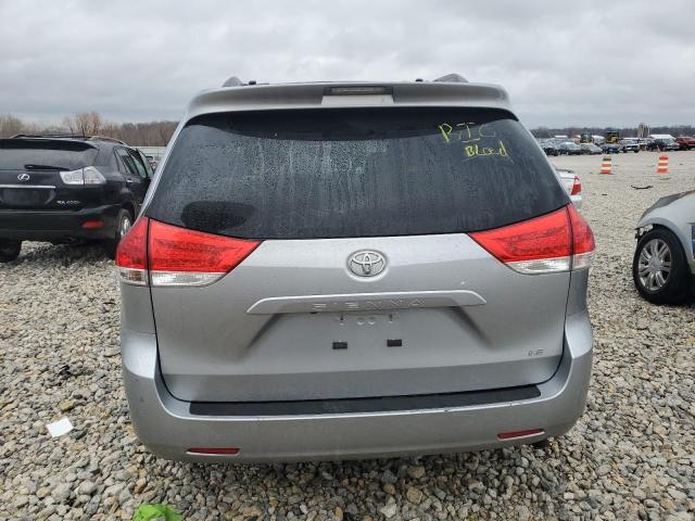 5TDKK3DC5CS185754 - 2012 TOYOTA SIENNA LE SILVER photo 6