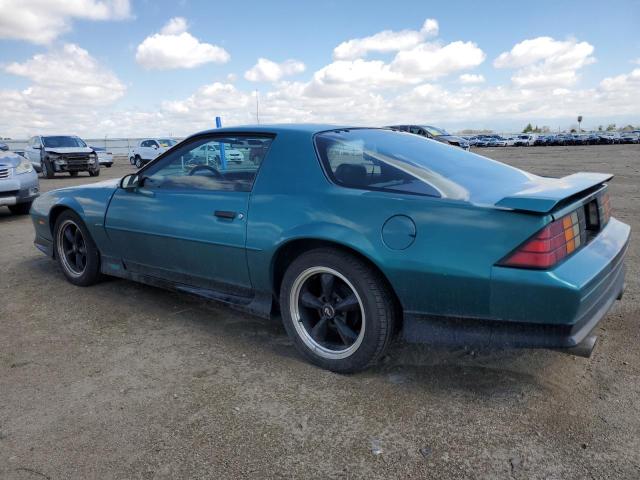 1G1FP23E3ML165367 - 1991 CHEVROLET CAMARO RS TURQUOISE photo 2