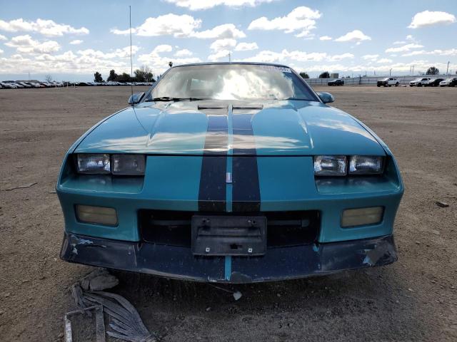 1G1FP23E3ML165367 - 1991 CHEVROLET CAMARO RS TURQUOISE photo 5