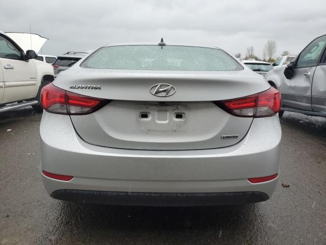 KMHDH4AE6EU034712 - 2014 HYUNDAI ELANTRA SE SILVER photo 6