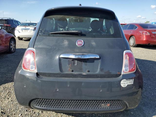 3C3CFFGE4HT514128 - 2017 FIAT 500 ELECTRIC GRAY photo 6