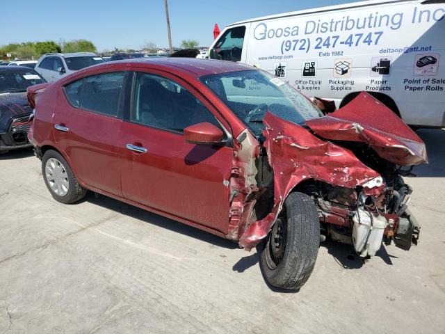 3N1CN7AP1GL864901 - 2016 NISSAN VERSA S RED photo 4