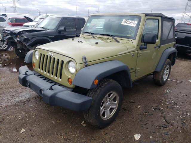 1C4AJWAG1DL693083 - 2013 JEEP WRANGLER SPORT GREEN photo 1