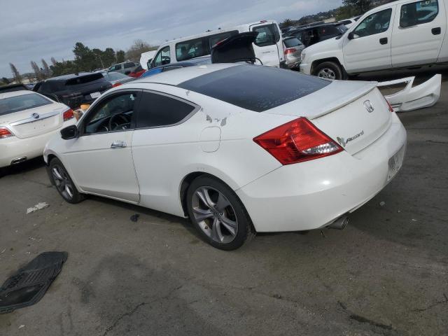 1HGCS2B89CA003159 - 2012 HONDA ACCORD EXL WHITE photo 2