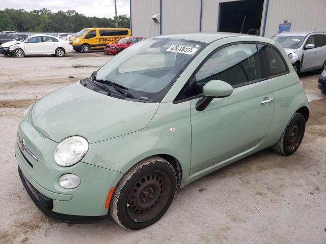 3C3CFFAR8ET222943 - 2014 FIAT 500 POP GREEN photo 1