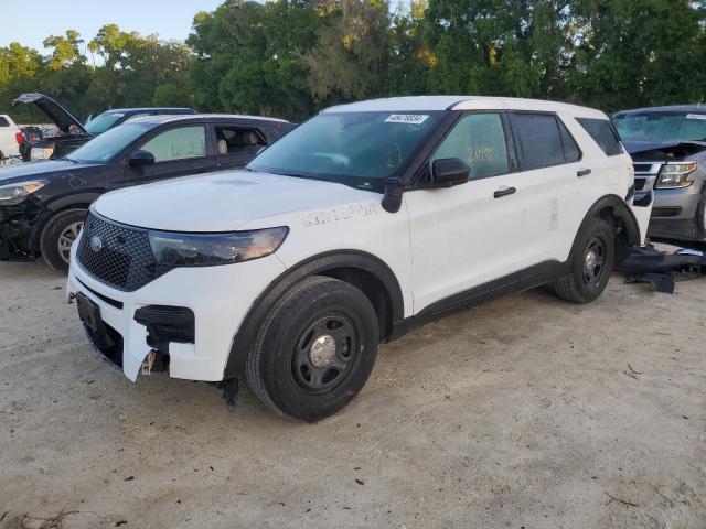 1FM5K8AB1NGA52150 - 2022 FORD EXPLORER POLICE INTERCEPTOR WHITE photo 1