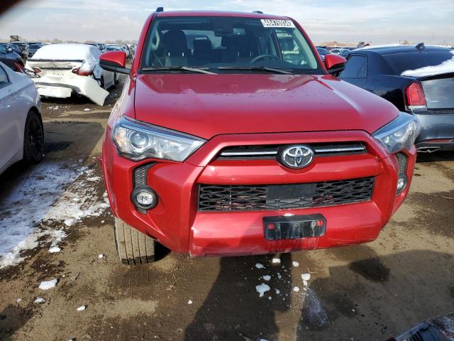 JTEMU5JR7N6087380 - 2022 TOYOTA 4RUNNER SR5/SR5 PREMIUM RED photo 5