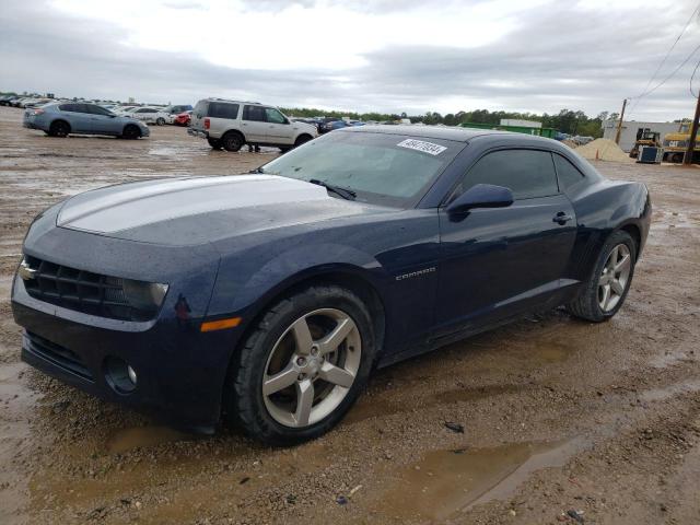 2G1FC1EV1A9177040 - 2010 CHEVROLET CAMARO LT BLUE photo 1