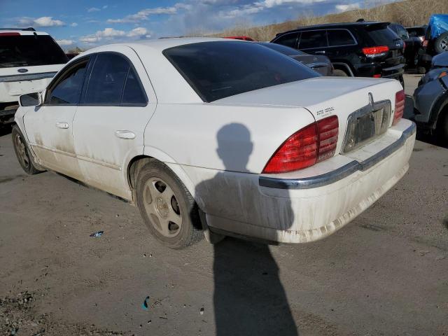 1LNHM86S9YY795685 - 2000 LINCOLN LS WHITE photo 2