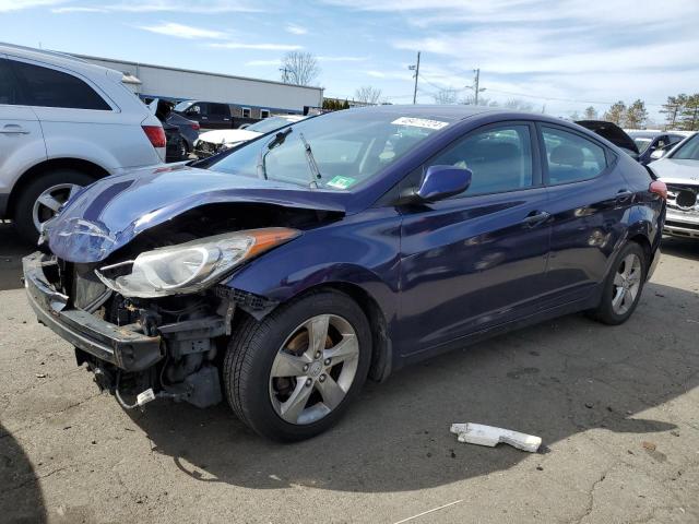 5NPDH4AE4DH207785 - 2013 HYUNDAI ELANTRA GLS BLUE photo 1