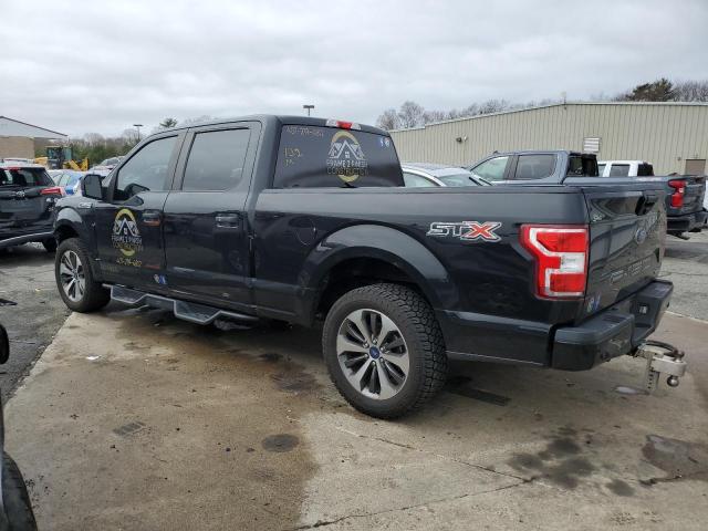 1FTEW1C40KKF08274 - 2019 FORD F150 SUPERCREW BLACK photo 2