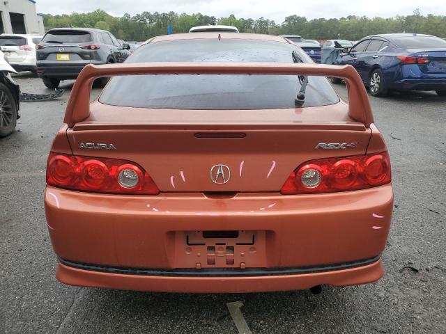 JH4DC530X5S004794 - 2005 ACURA RSX TYPE-S ORANGE photo 6